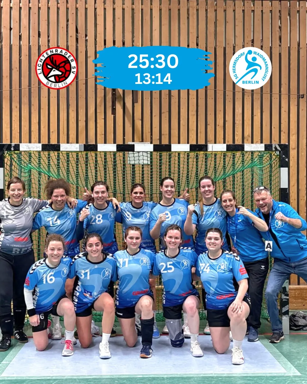 Foto vom Instapost zu 30:25 Sieg für unsere 2. Frauen🔥