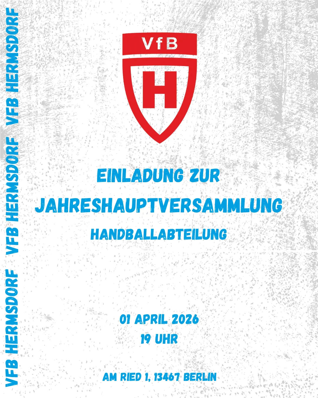 Foto vom Instapost zu VfB Hermsdorf Jahreshauptversammlung 2026