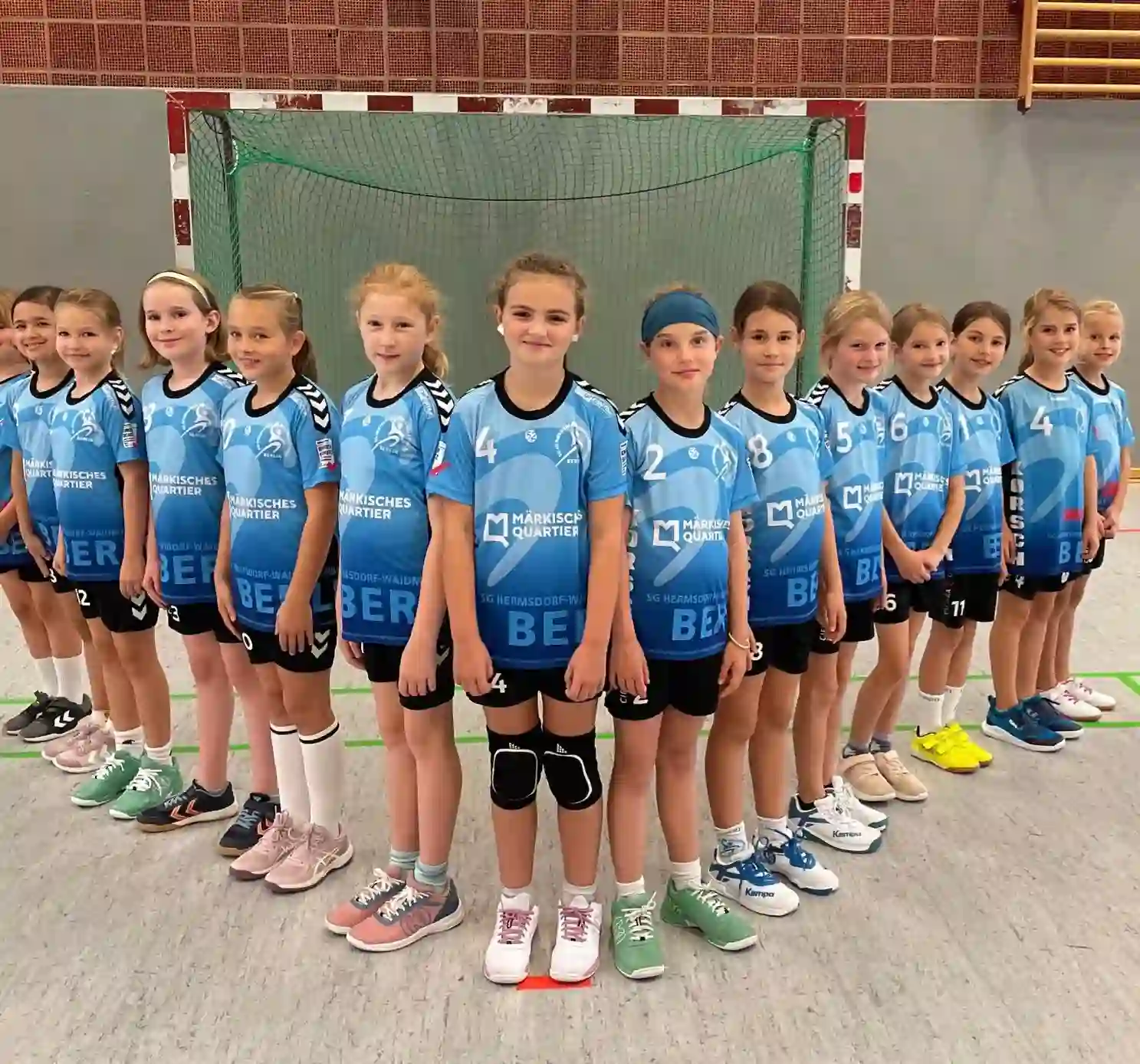 Teamfoto der weibliche E1