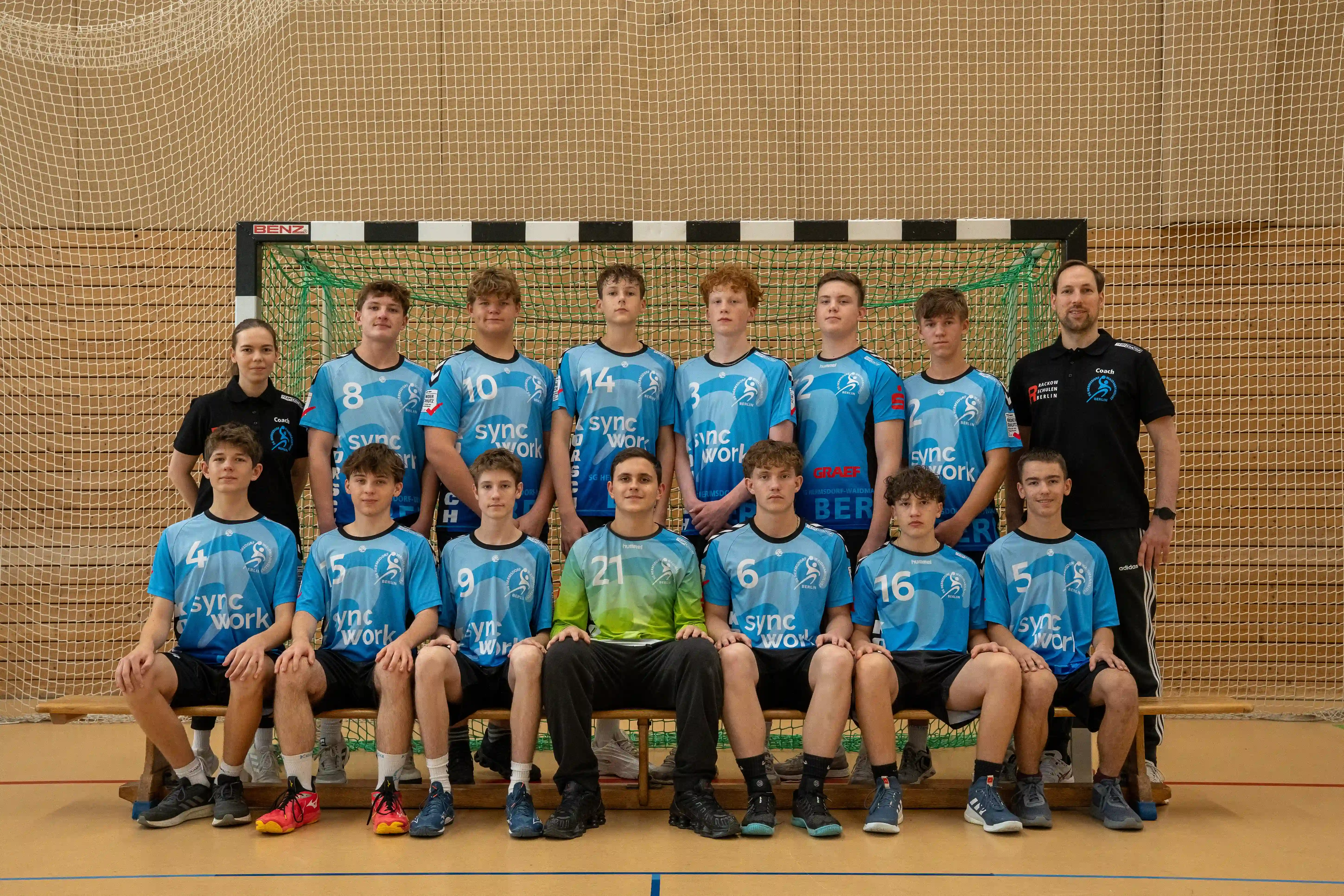 Teamfoto der männliche B1