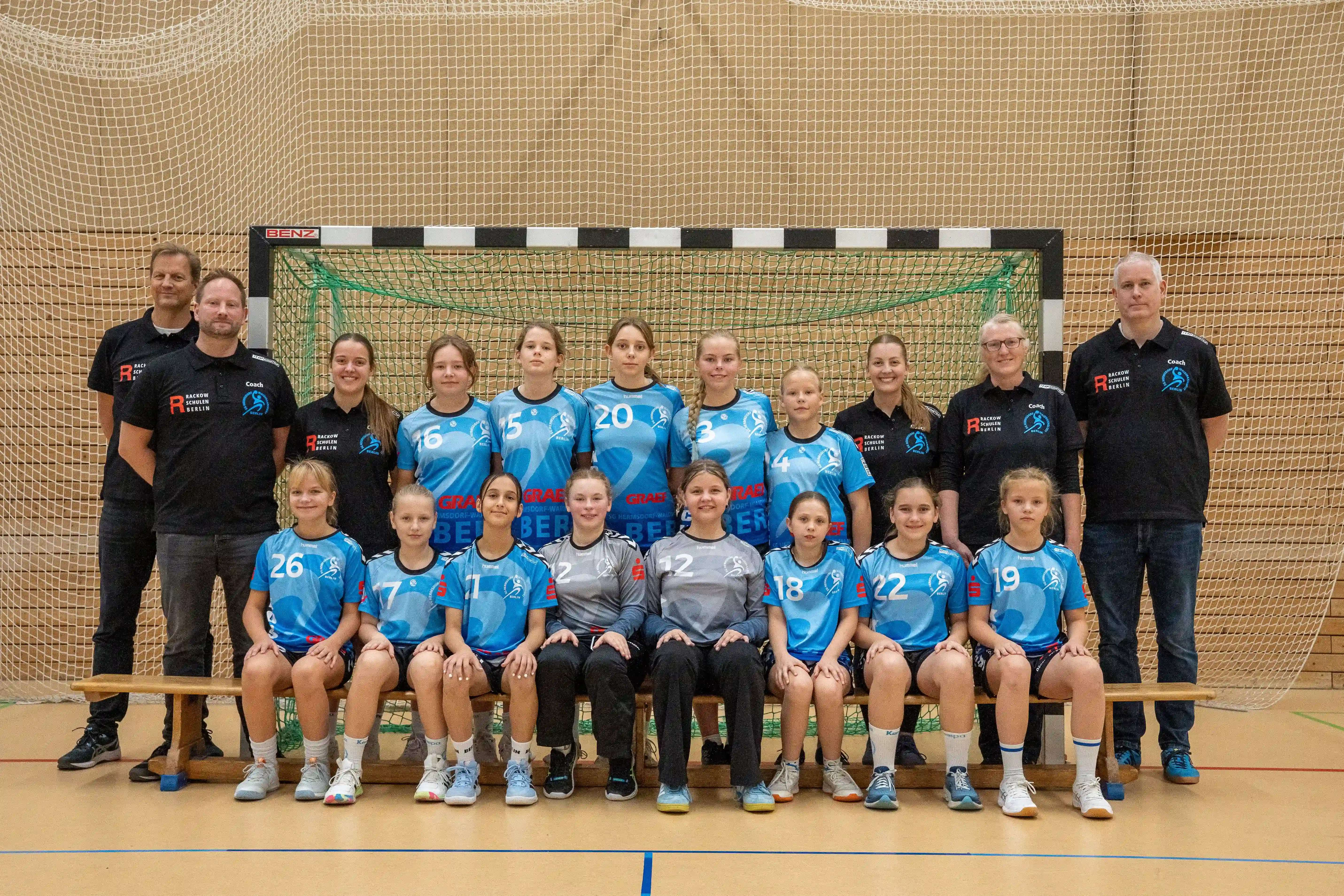 Teamfoto der weibliche D1