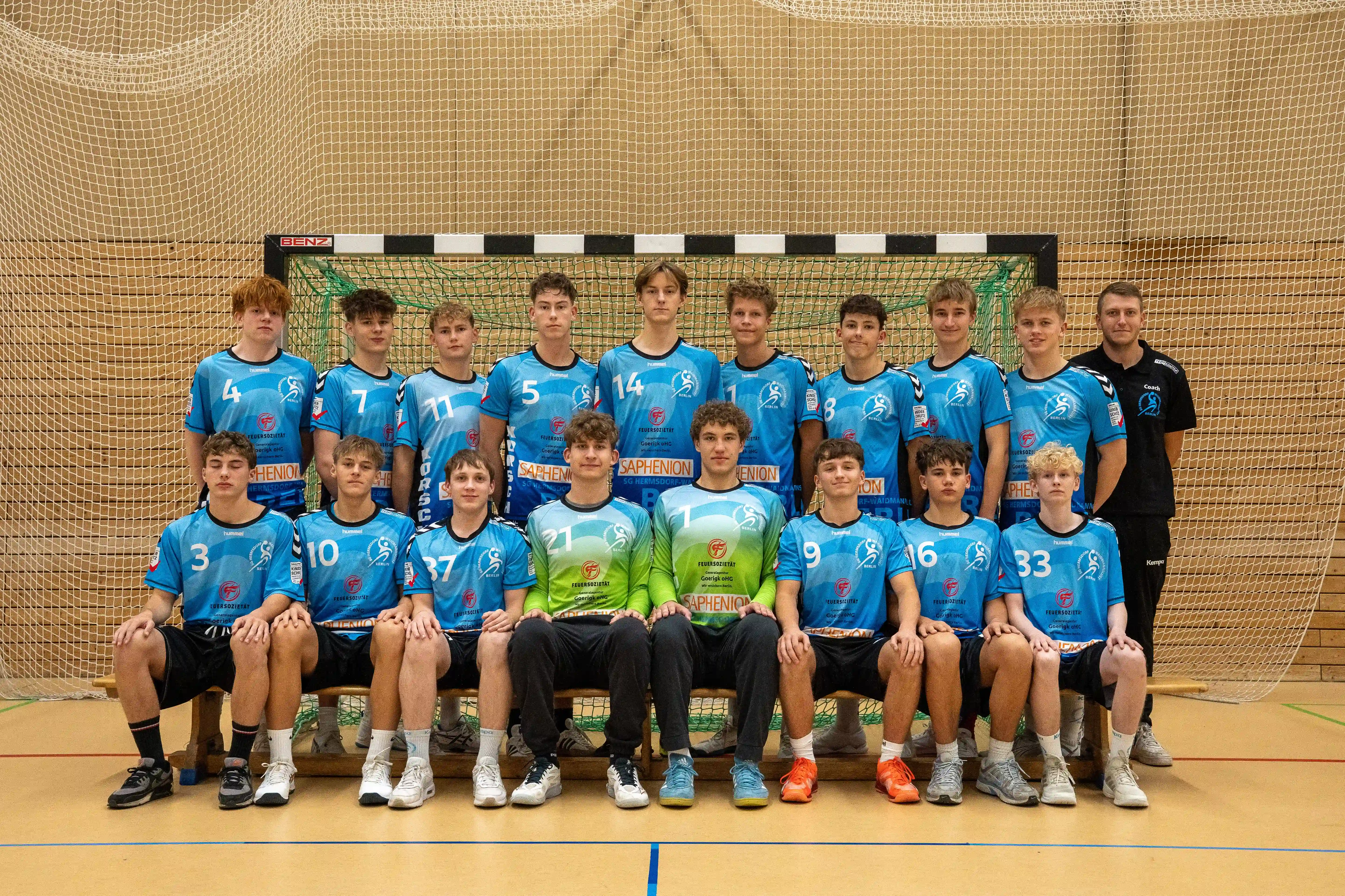 Teamfoto der männliche A